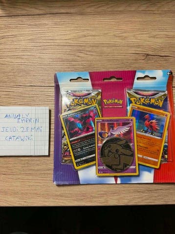 Pokémon - 7 Blister pack - Coffret Pokémon Artikodin