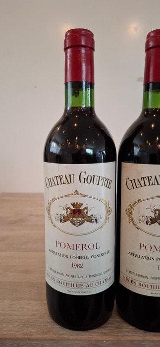 1982 Chateau Gouprie - Pomerol - 2 Bouteilles (0,75 L)