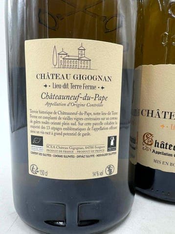 2021 Chateau Gigognan Lieu dit Terre Ferme Blanc -