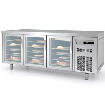 Bakkerij Koelwerkbank | 800 RANGE | 562L | 3 Glasdeuren, Verzenden, Nieuw in verpakking
