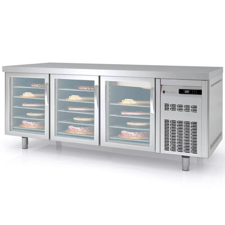 Bakkerij Koelwerkbank | 800 RANGE | 562L | 3 Glasdeuren, Articles professionnels, Horeca | Équipement de cuisine, Envoi
