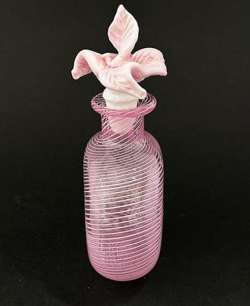 Murano Profumiera Vintage in Vetro Artistico - H 17 cm –, Antiquités & Art