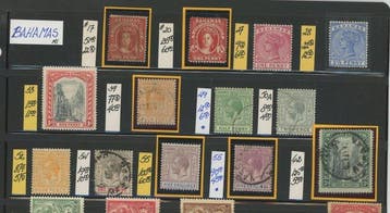 Britse Gemenebest - Bahamas - Mooie klassieke/SM-set, post,