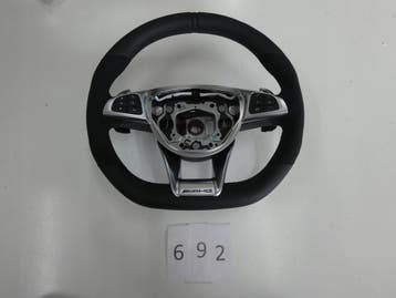 Stuurwiel, leer MERCEDES C-klasse W-205 AMG Alcantara W-253, Auto-onderdelen, Interieur en Bekleding, Verzenden, Gebruikt