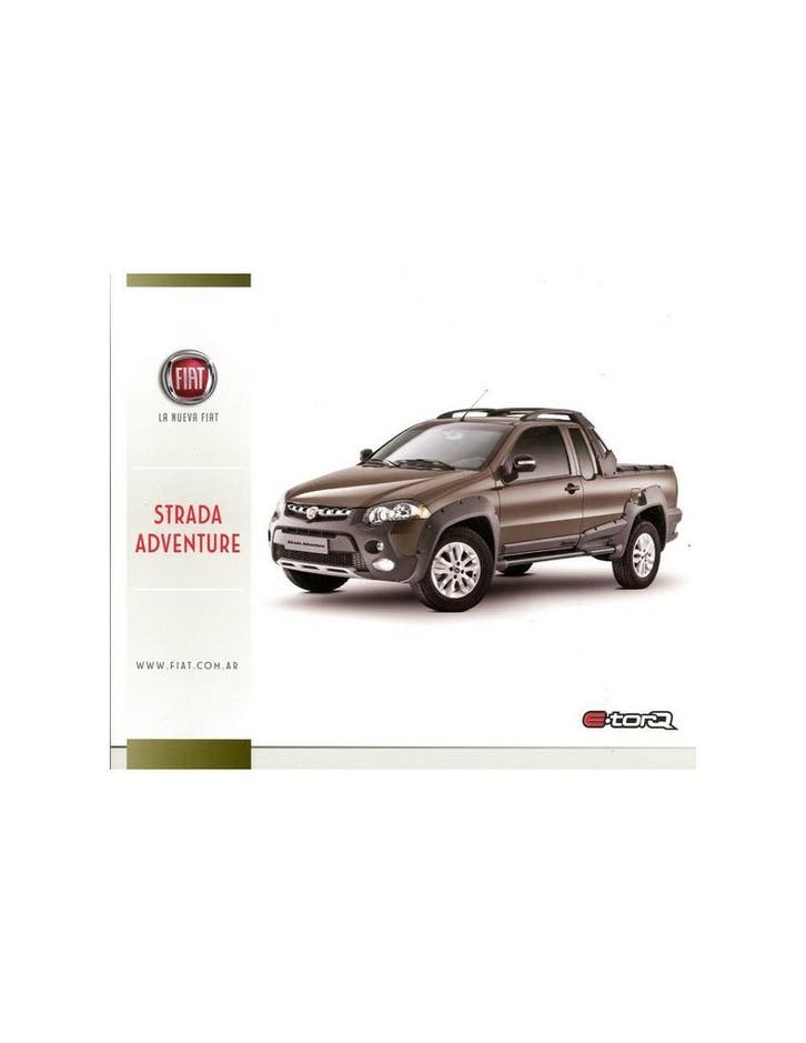 2012 FIAT STRADA ADVENTURE LEAFLET SPAANS, Livres, Autos | Brochures & Magazines, Enlèvement ou Envoi