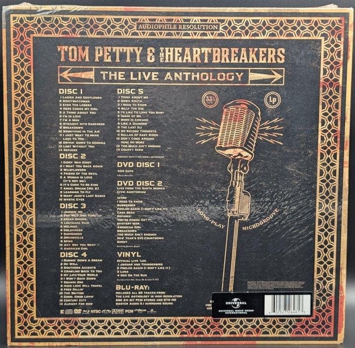Tom Petty & the Heartbreakers - The Live Anthology - LP Box, CD & DVD, Vinyles Singles
