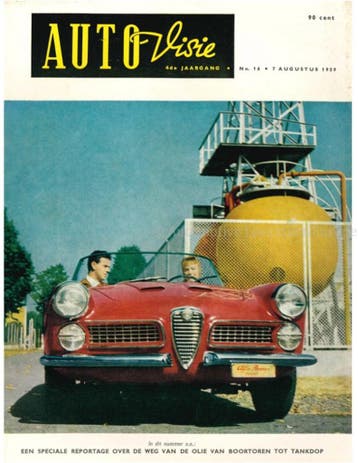 1959 AUTOVISIE MAGAZINE 16 NEDERLANDS, Ophalen of Verzenden