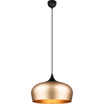 Gouden LED Hanglamp Trion Christa - Mat Goud Aluminium, Ø450, Huis en Inrichting, Lampen | Hanglampen, Verzenden, Nieuw
