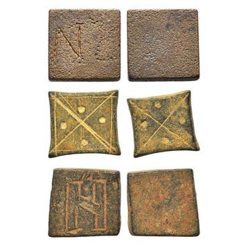 Byzantijns Brons Commerciële gewichtsnormen (set van 3)