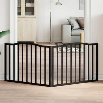 vidaXL Hondenhek inklapbaar 2 panelen 160 cm populierenhout, Verzenden, Nieuw