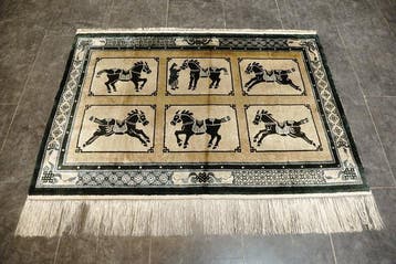 Chinaanse zijde - Tapijt - 135 cm - 88 cm, Nieuw