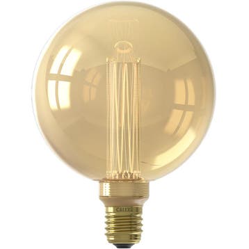 Calex Glasfiber LED Globe XL Gold Ø125 E27 3.5W, Verzenden, Nieuw