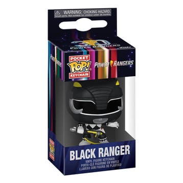Power Rangers 30th POP! Vinyl Black Ranger Sleutelhanger 4 c, Collections, Ophalen of Verzenden