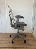 Herman Miller Mirra Alpine (Witte Herman Miller Bureaustoel), Huis en Inrichting, Bureaustoelen, Verzenden, Wit, Zo goed als nieuw