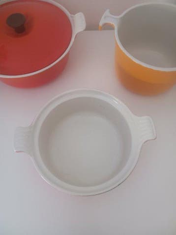 Le Creuset - Steelpan (3) - Emaille - Pannenset van 3 pannen