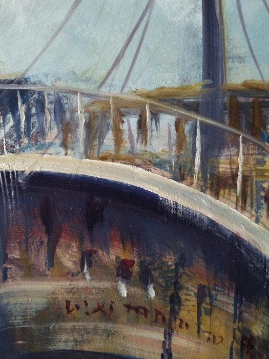 Artur Sudak (1965) - The Last Tanker, Antiquités & Art, Art | Peinture | Moderne