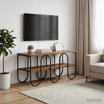 vidaXL TV-meubel 100 x 40 x 50 cm Oud hout Bewerkt hout, Verzenden