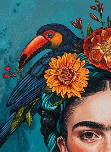 I_KONIQ - FRIDA KHALO IN GAUGUIN STYLE