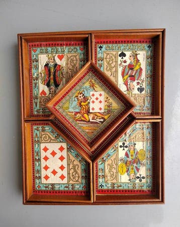 Jeu du Nain Jaune - Bordspel - Raffinato cofanetto francese