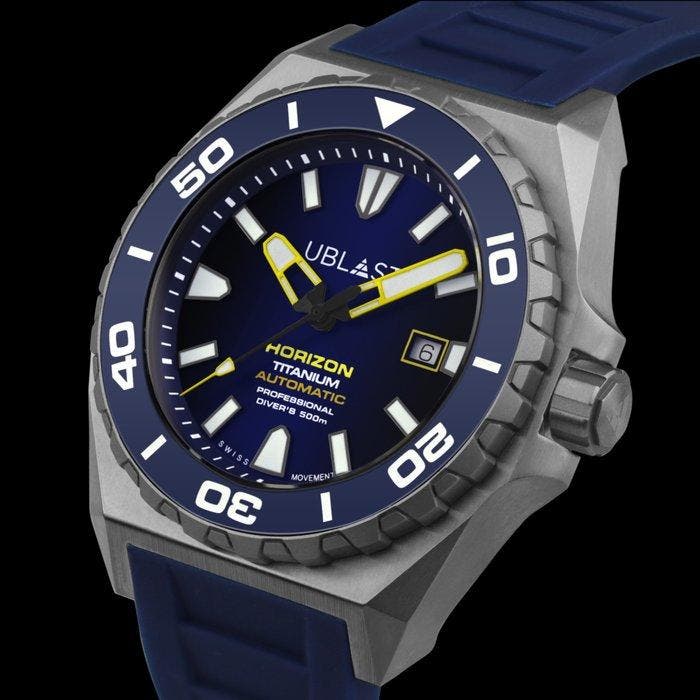 Ublast - Horizon Titanium - Professional Diver -, Bijoux, Sacs & Beauté, Montres | Hommes