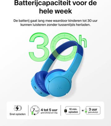 Belkin SoundForm Mini Draadloze Kinderoordopjes met Micro..., Ophalen of Verzenden, Nieuw