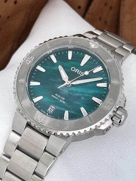 Oris - Aquis Date X Bracenet Automatic - 01 733 7770 4137-07, Bijoux, Sacs & Beauté, Montres | Hommes