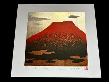 FUJI 106 Stunning Deep red & Gold- Limited Edition 104/223 &