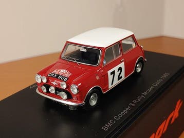 Spark 1:43 - Modelauto - BMC Cooper S #72 Rally Monte Carlo, Nieuw