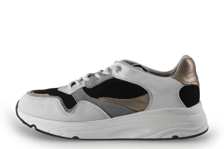 Manfield Sneakers in maat 41 Wit, Kleding | Heren, Schoenen, Wit, Zo goed als nieuw, Sneakers, Verzenden
