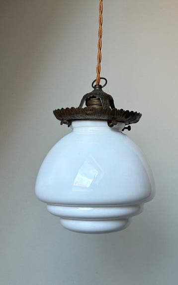 Plafondlamp - Opaline glas