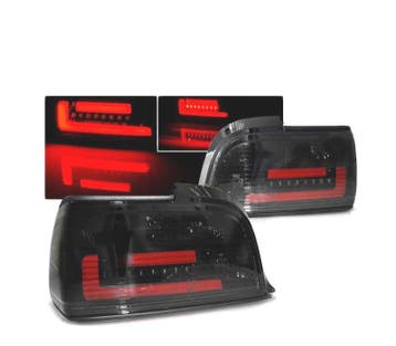 FEUX ARRIÈRE POUR BMW E36 90-99 COUPE CABRIOLET LED BAR FUMÉ, Verzenden