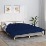 vidaXL Verzwaringsdeken 220x240 cm 15 kg stof blauw, Verzenden, Nieuw