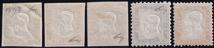 Koninkrijk Italië 1862/63 - Sardegna 5+10 c. goed gemargeerd, Timbres & Monnaies, Timbres | Europe | Italie