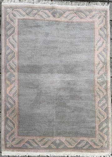 Nepal modern tapijt - gereinigd - handgeknoopt - wol -, Nieuw