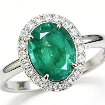 Zonder minimumprijs - Ring - 14 karaat Witgoud - 2.68ct. tw., Nieuw