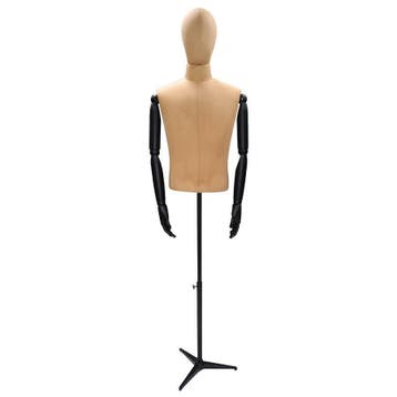 *TIP*  VINTAGE 1/2 TORSO HEER MERK GRUPPO CORSO COFFEE / ZW, Ophalen of Verzenden