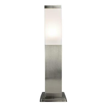 AANBIEDING Moderne zilveren tuinpaal 45cm E27 fitting Morena, Overige materialen, Verzenden, Nieuw, Netvoeding