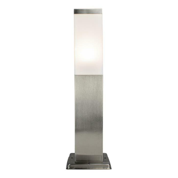 AANBIEDING Moderne zilveren tuinpaal 45cm E27 fitting Morena, Jardin & Terrasse, Éclairage extérieur, Envoi