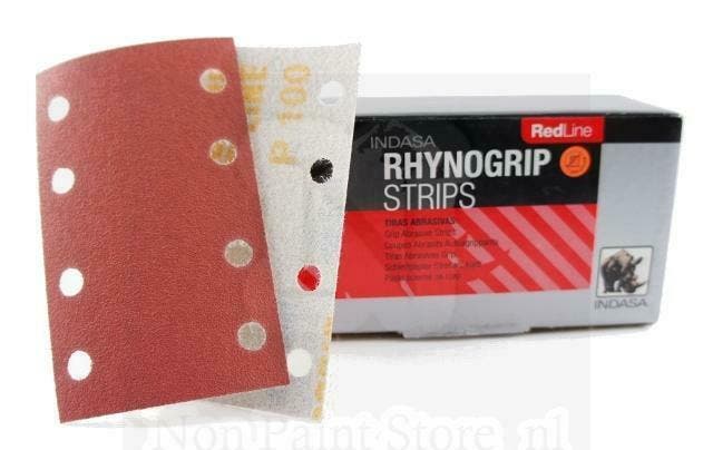 Indasa Rhynogrip RED Line klittenband Strips 81x133mm voor R, Doe-het-zelf en Bouw, Verf, Beits en Lak, Nieuw, Verzenden