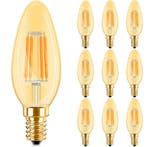 Brinton Voordeelpak 10x E14 LED Lamp Filament Amber 4W - Zee, Verzenden, Nieuw