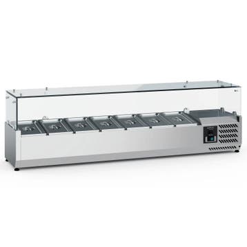 Opzetkoelvitrine | 7x 1/4 GN | +2°C/+8°C |, Verzenden, Nieuw in verpakking