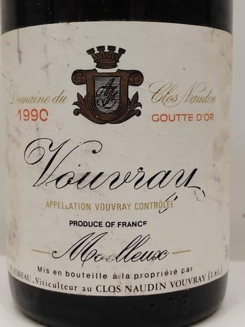 1990 Domaine du Clos Naudin Moelleux Goutte dOr - Vouvray, Collections