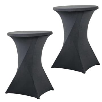 Set Van 2 Stuks! Statafelrok Donkergrijs 80 CM Alora, Nieuw, Alora