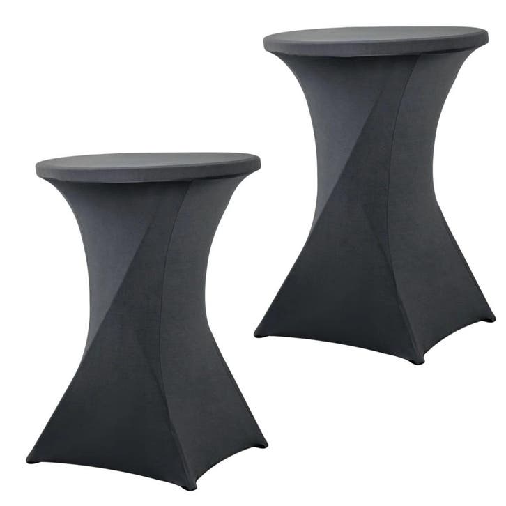Set Van 2 Stuks! Statafelrok Donkergrijs 80 CM Alora, Tuin en Terras, Hand-tuingereedschap, Nieuw