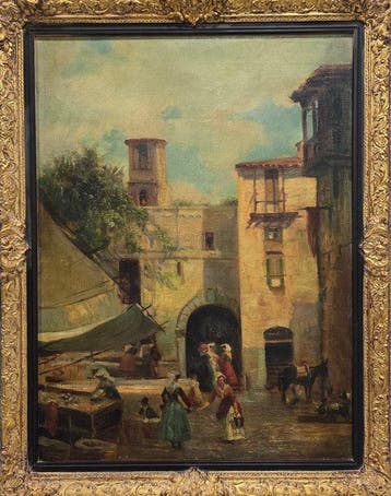 European School (XIX) - NO RESERVE - Genre scene