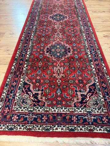 Bidjar - Tapis - 3.3 m - 0.82 m - Herati Motive Runner pur !, Nieuw