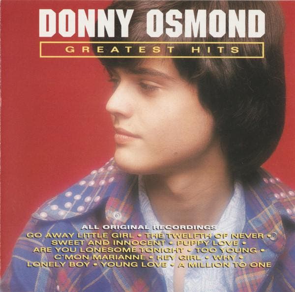 Donny Osmond - Greatest Hits, CD & DVD, CD | Pop, Envoi