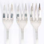 NO RESERVE - Christofle - Model: Albi - Taartvorken - Vork, Antiek en Kunst