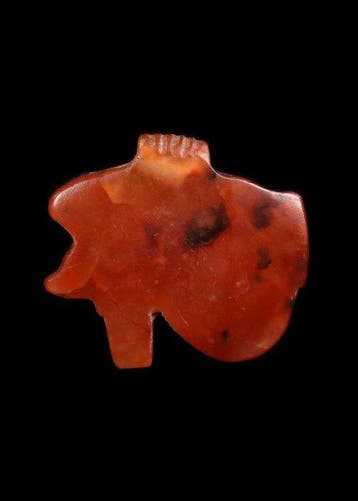 Oude Egypte, late periode Kornalijn Wedjat Amulet