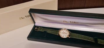 Omega - Seamaster De Ville Automatic texture dial 18k gold, Nieuw